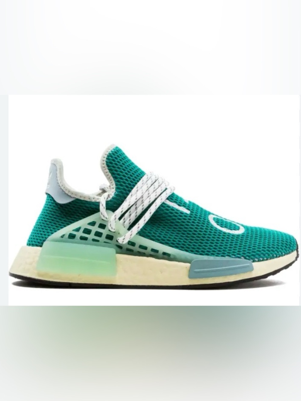 Adidas x Pharrell Williams Hu NMD 'Dash Green Youth Sneakers